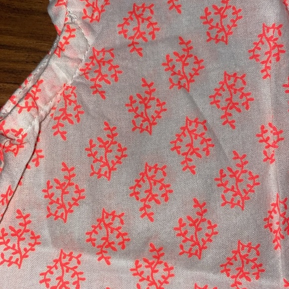 Carter's | Patterned Button-Up Top | Infant Girls | White & Orange | 9 months - Picture 4 of 4